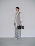 silk wool easy vest